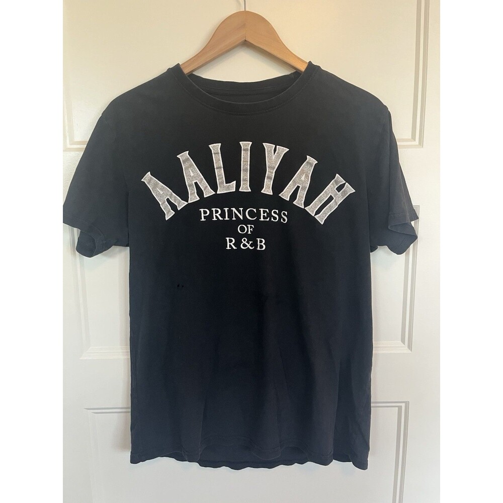 Aaliyah "Princess of R&B" Black Graphic T-Shirt R&B & Soul Music